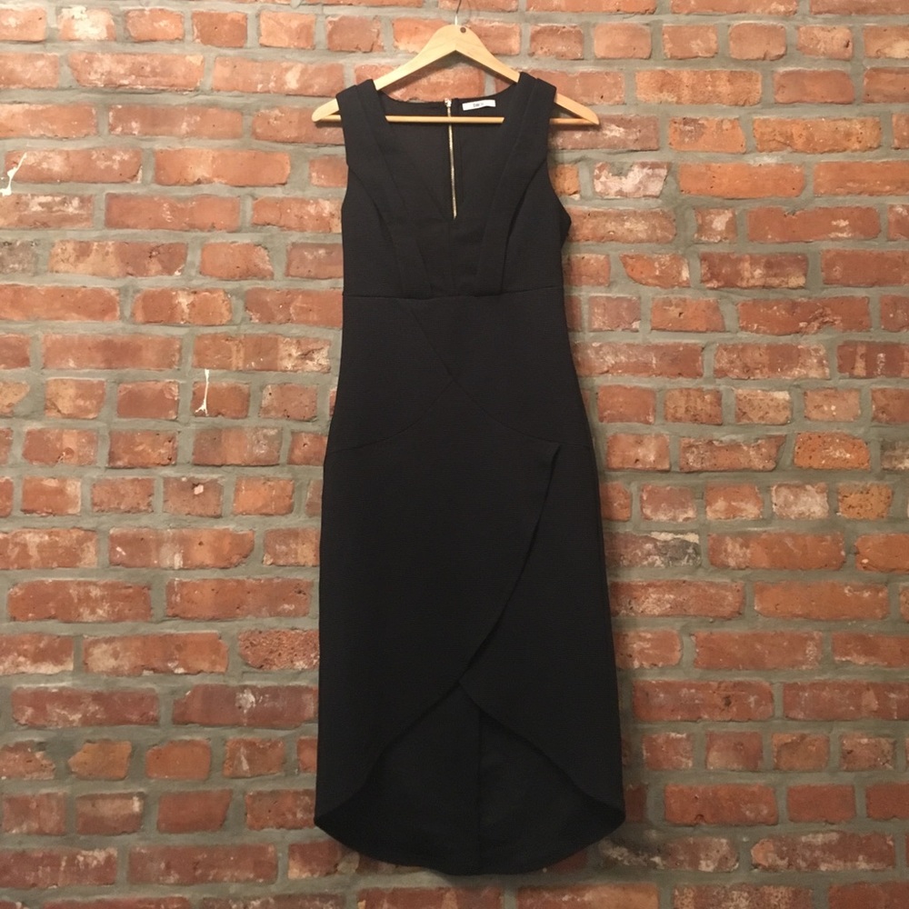 📏Asymmetrical Black Dress📏