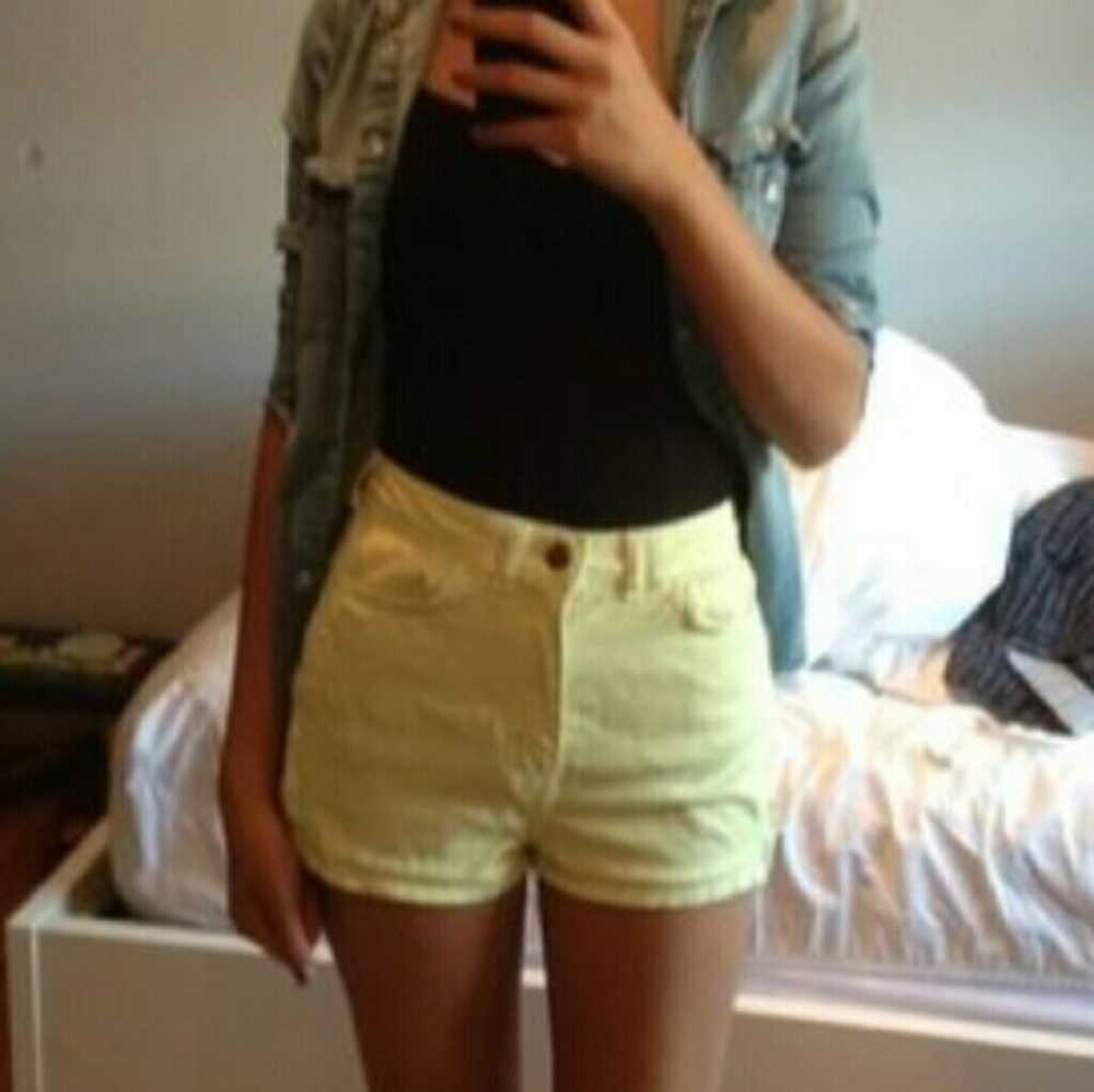 American Apparel High Waist Shorts