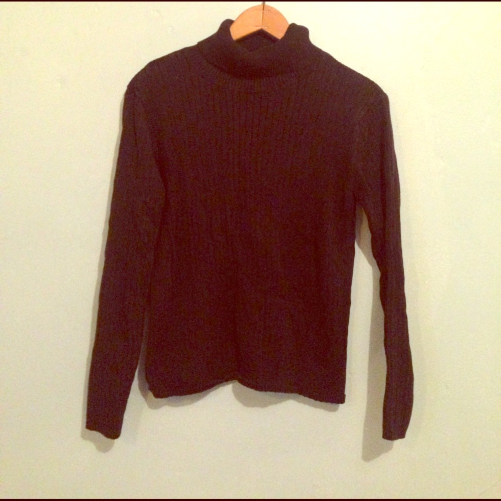 SOLD Talbots ribbed turtleneck 8