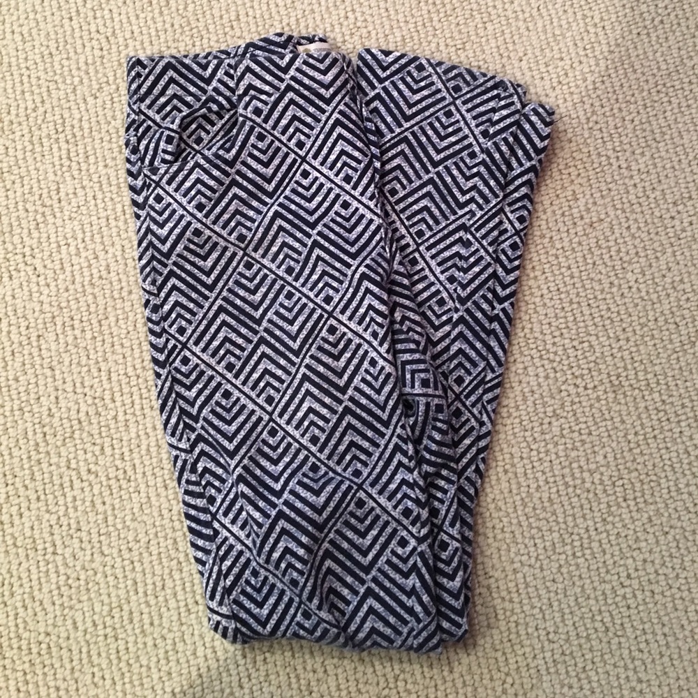 Blue and white Tucker and Tate leggings