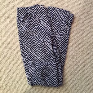 Blue and white Tucker and Tate leggings