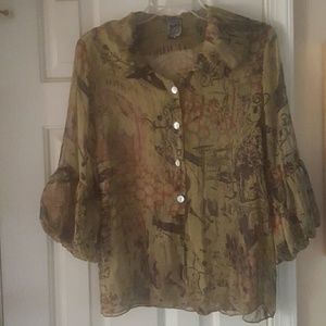 A filmy, airy top by Casual Studio/Nordstrom Rack