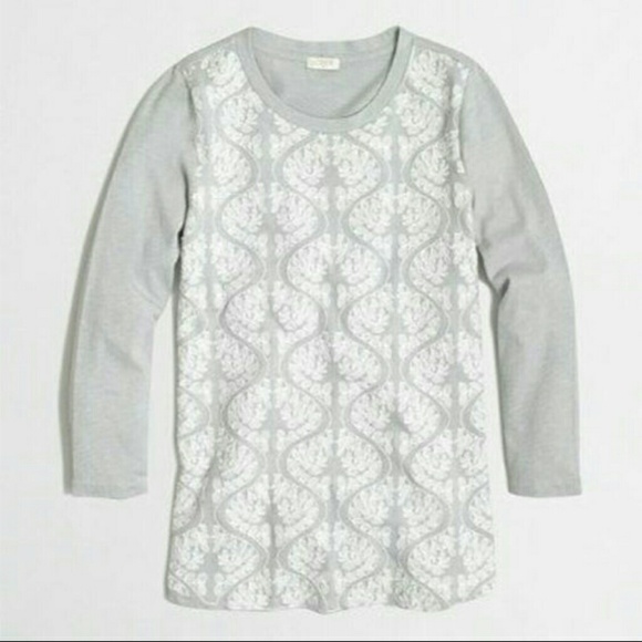 J. Crew Embroidered Top - Picture 6 of 7