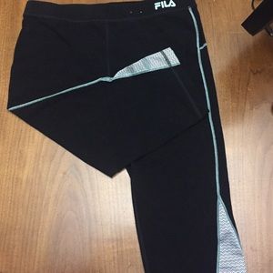 Fila workout capris - medium - black