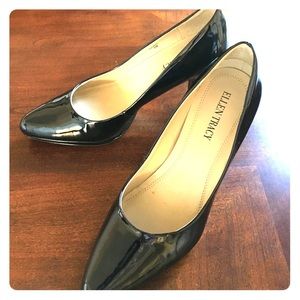 Perfect black patent leather stiletto