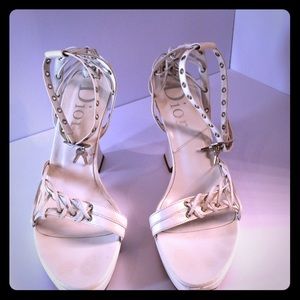 Dior Size 40 White Heels