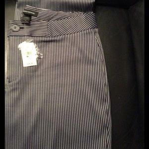 Navy/White Pinstripes pants Blazer goes with these