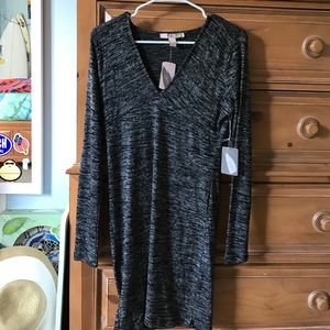 Heather black/grey dress