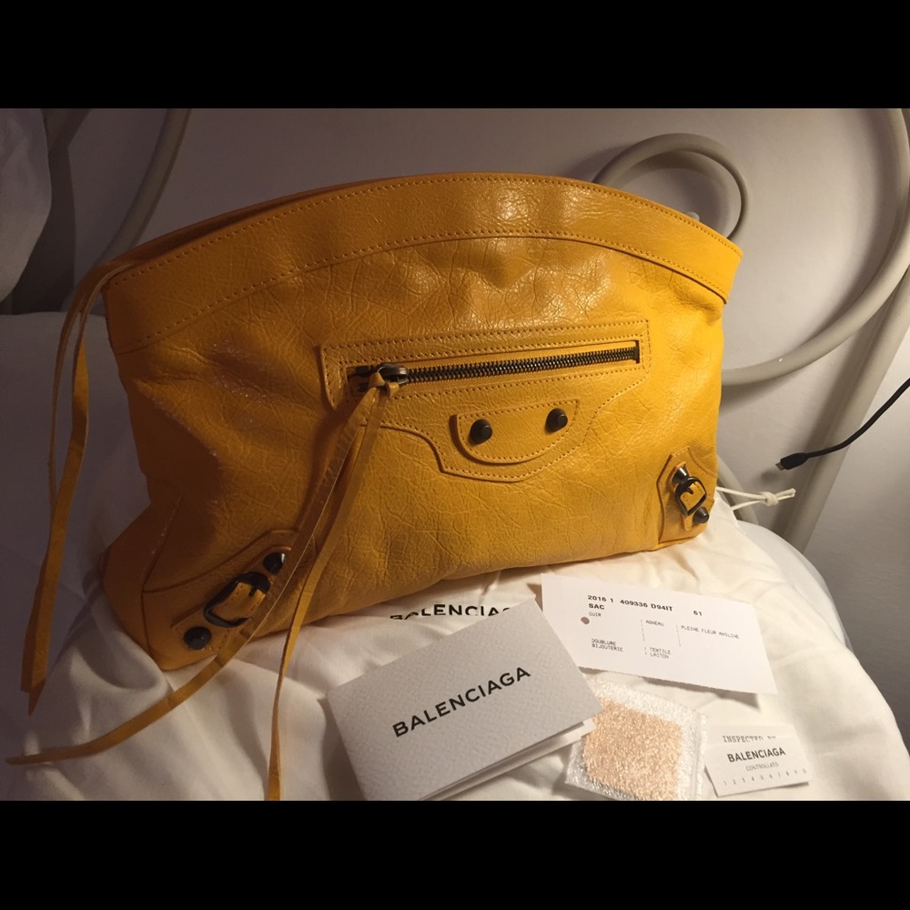 Balenciaga clutch bag