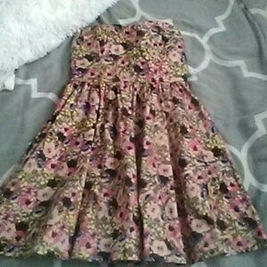 Flower pattern dress