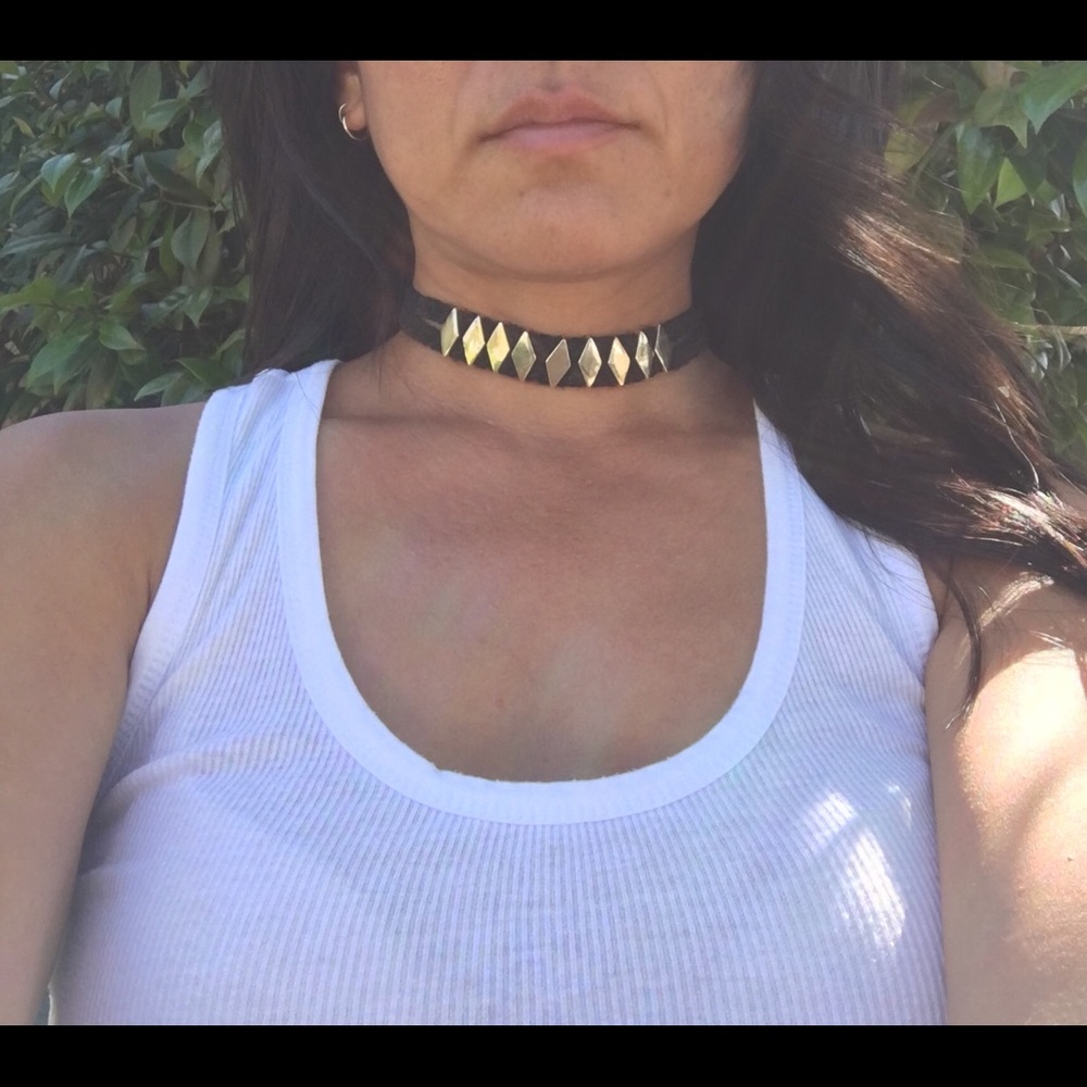 Ettika - Switch Positions Choker in Black & Gold