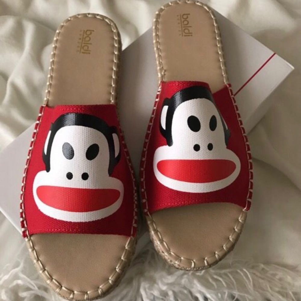 Brand new sock monkey sandals