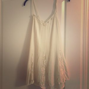 White baby doll dress