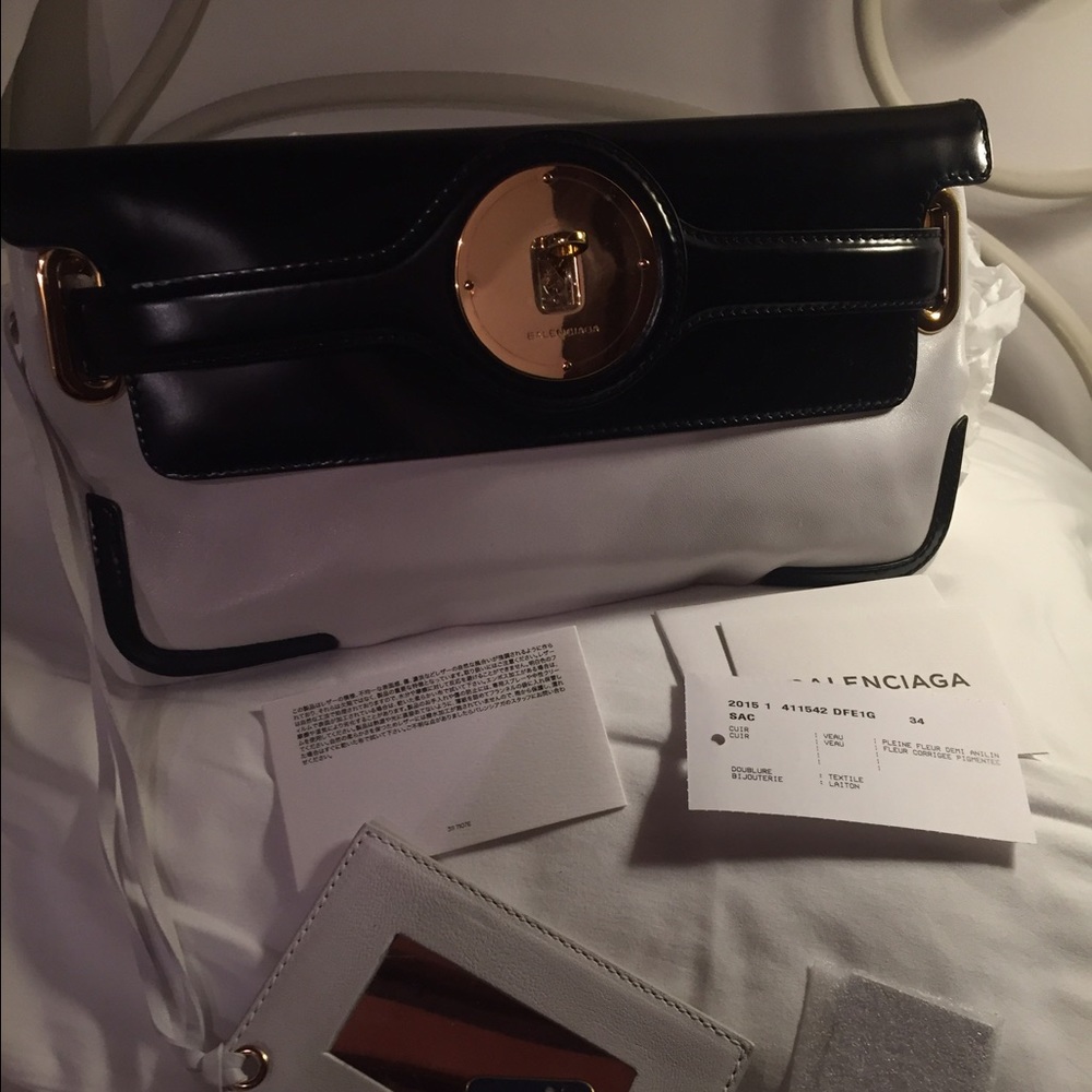 Balenciaga clutch bag