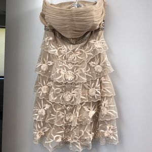 Sue Wong Beaded Cocktail Dress NWT