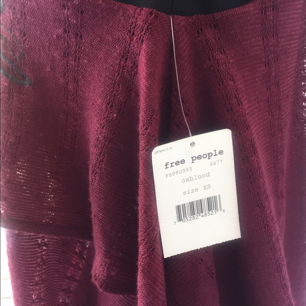 Free People NWT Sleeveless Tunic, Laced back open - Picture 4 of 8