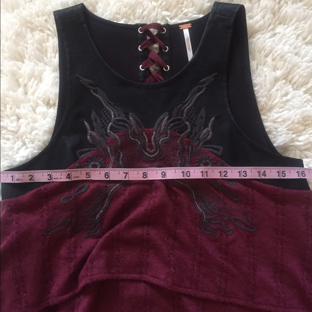 Free People NWT Sleeveless Tunic, Laced back open - Picture 8 of 8
