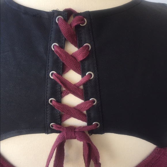 Free People NWT Sleeveless Tunic, Laced back open - Picture 3 of 8