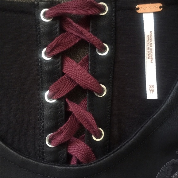 Free People NWT Sleeveless Tunic, Laced back open - Picture 5 of 8