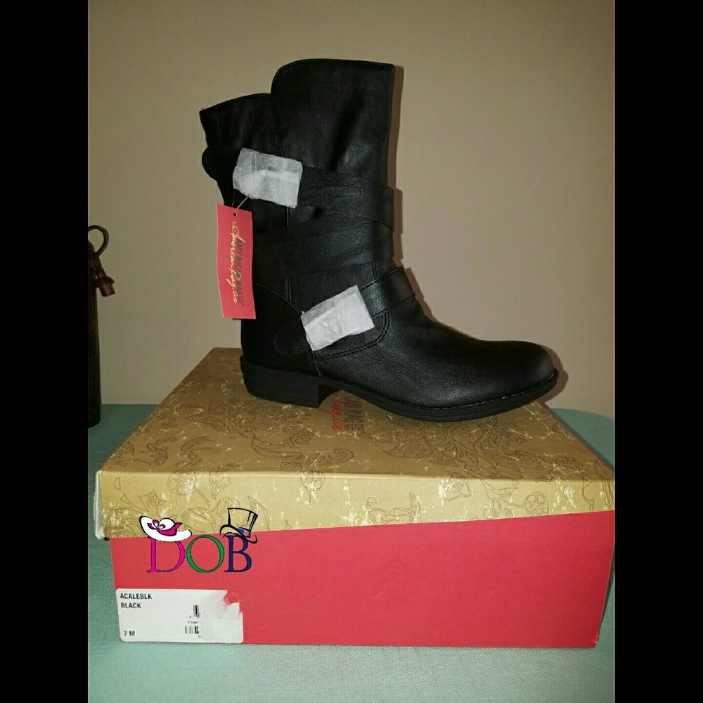 American Rag Cale Size 7M Women's Black Boots