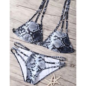 NEW Snakeskin Print Bikini