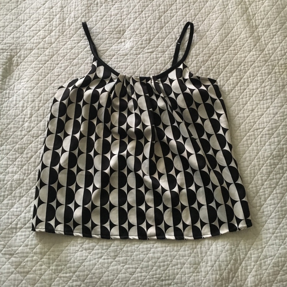 New York & Company B&W Blouse