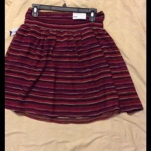 NEW❤️Striped Skirt Medium