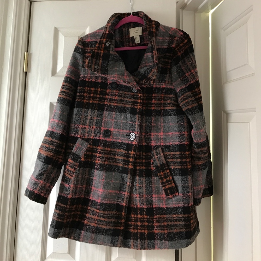 Plaid coat