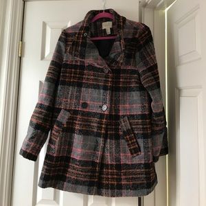 Plaid coat