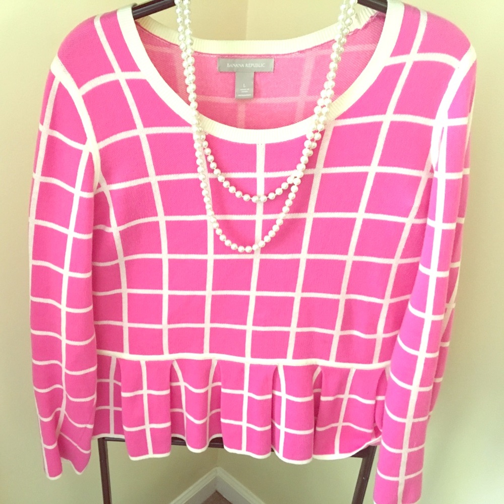 Flirty, Banana Republic sweater.
