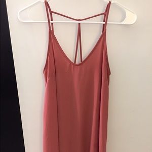 Lush - Sheer, Pink Dress