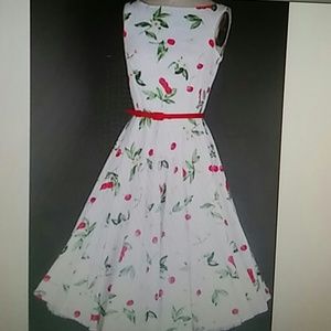 1950 vintage rockabilly swing dress