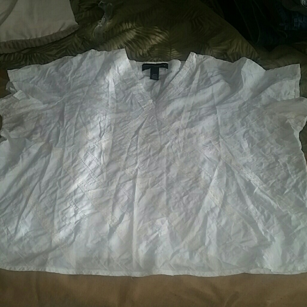 White lace top
