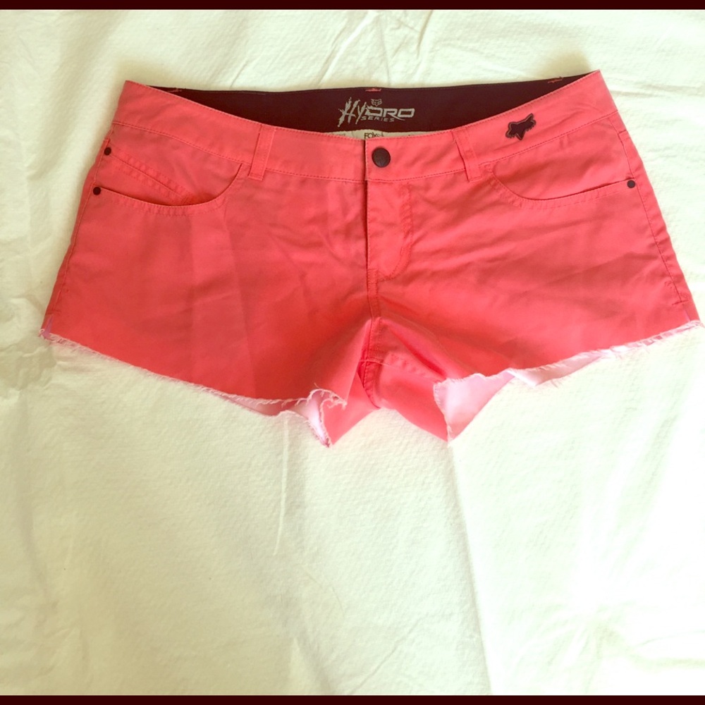 Fox Hydro series Shorts in Bright Coral