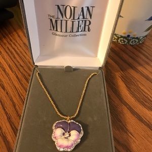Pansy necklace by Nolan Miller