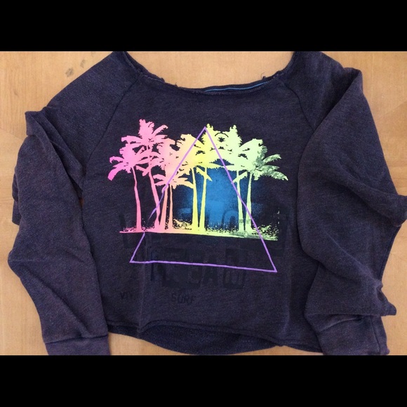 💖Crop Summer Sweatshirt💖 - Picture 3 of 4