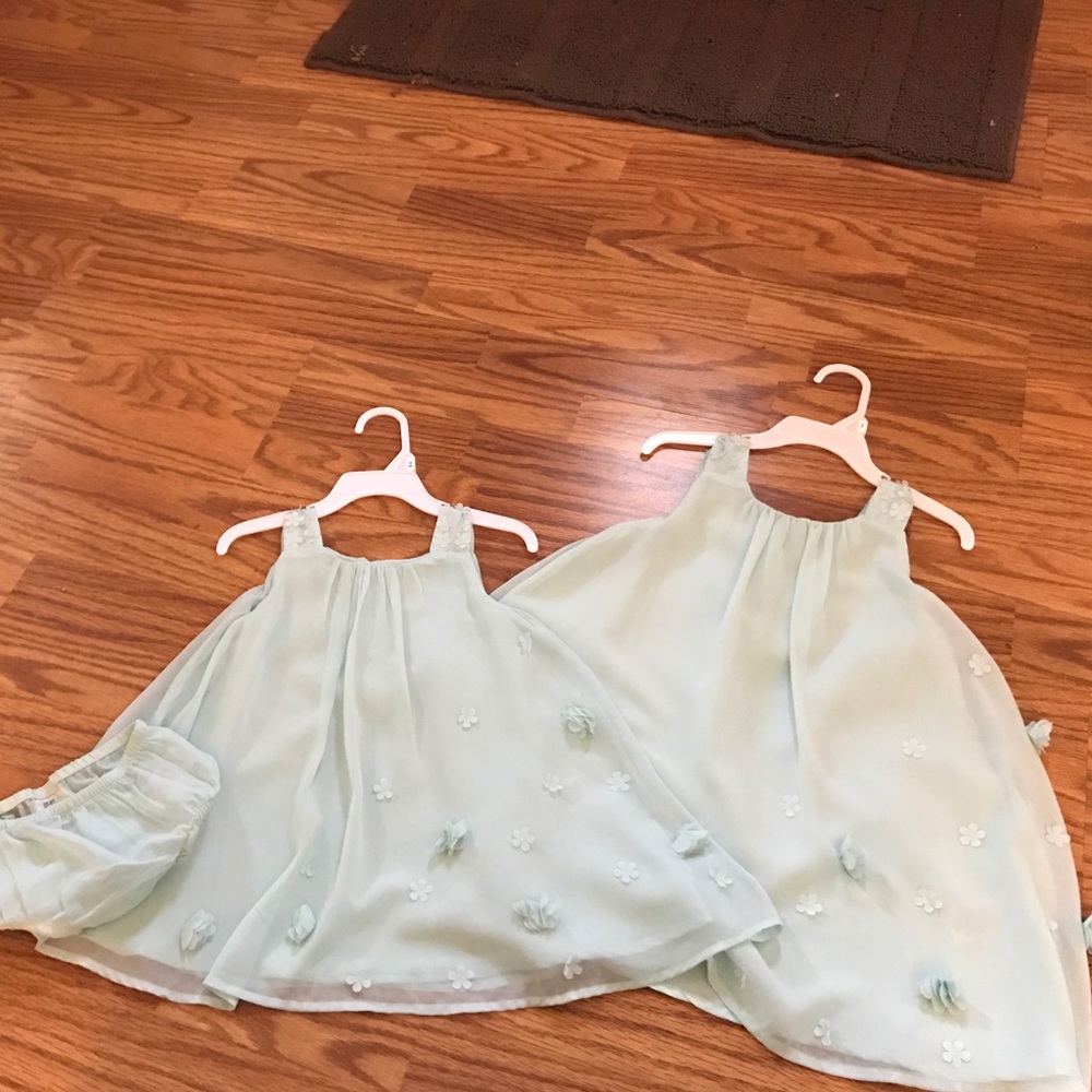 Matching girls dresses