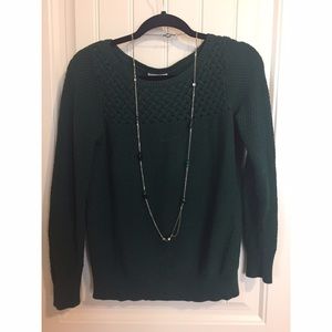 Emerald green sweater