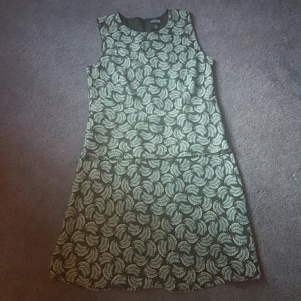 Beautiful navy and aqua paisley skirt, top