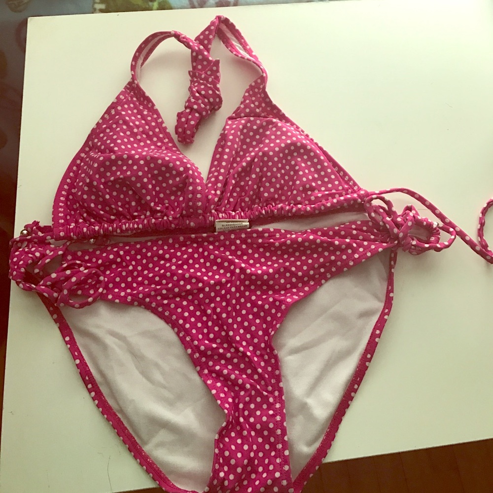 Pink Polka Dot Sting Bikini