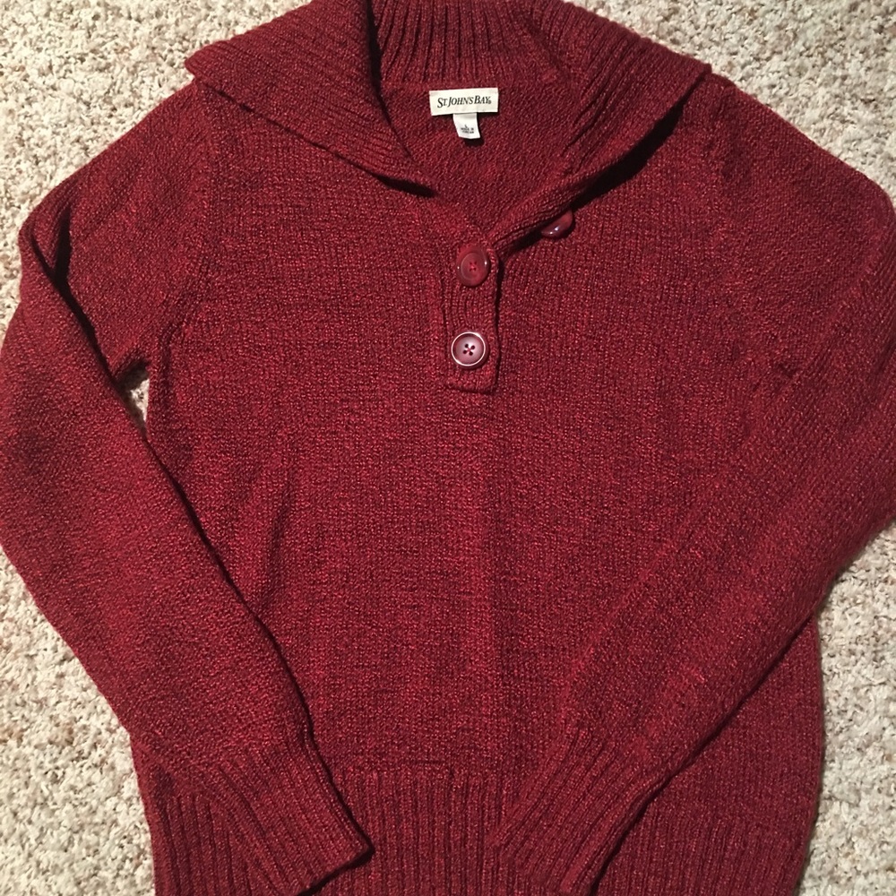Red sweater