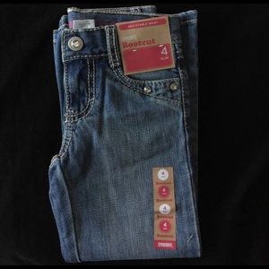 Gymboree girls Bootcut Adjustable Jeans 4 Slim