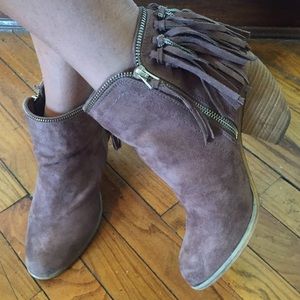 ON HOLD!!! Fringe booties