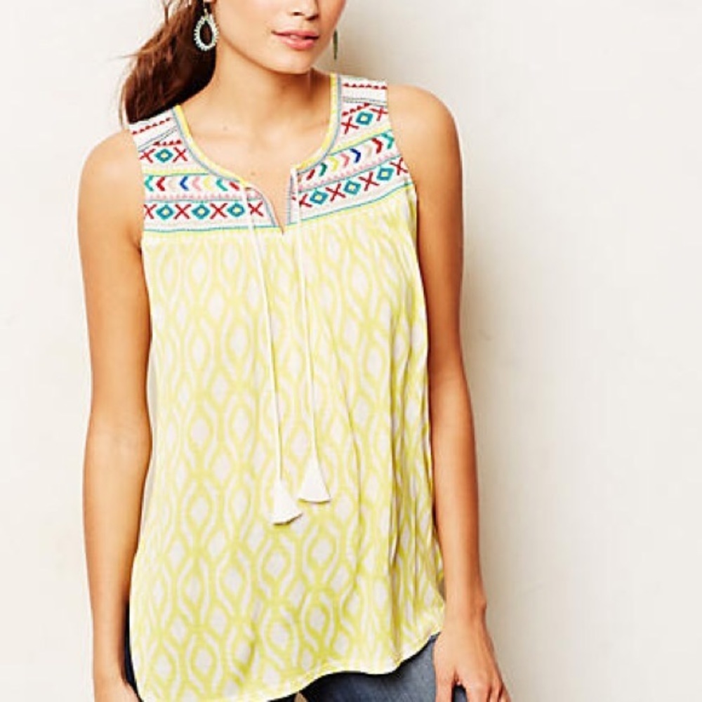 Anthropologie One September Tyndal Tank
