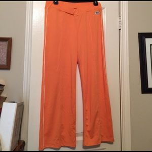 Orange lounge pants and top