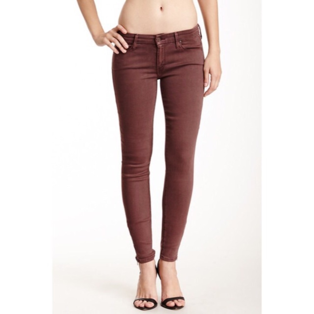 MOTHER denim looker skinny crop jean