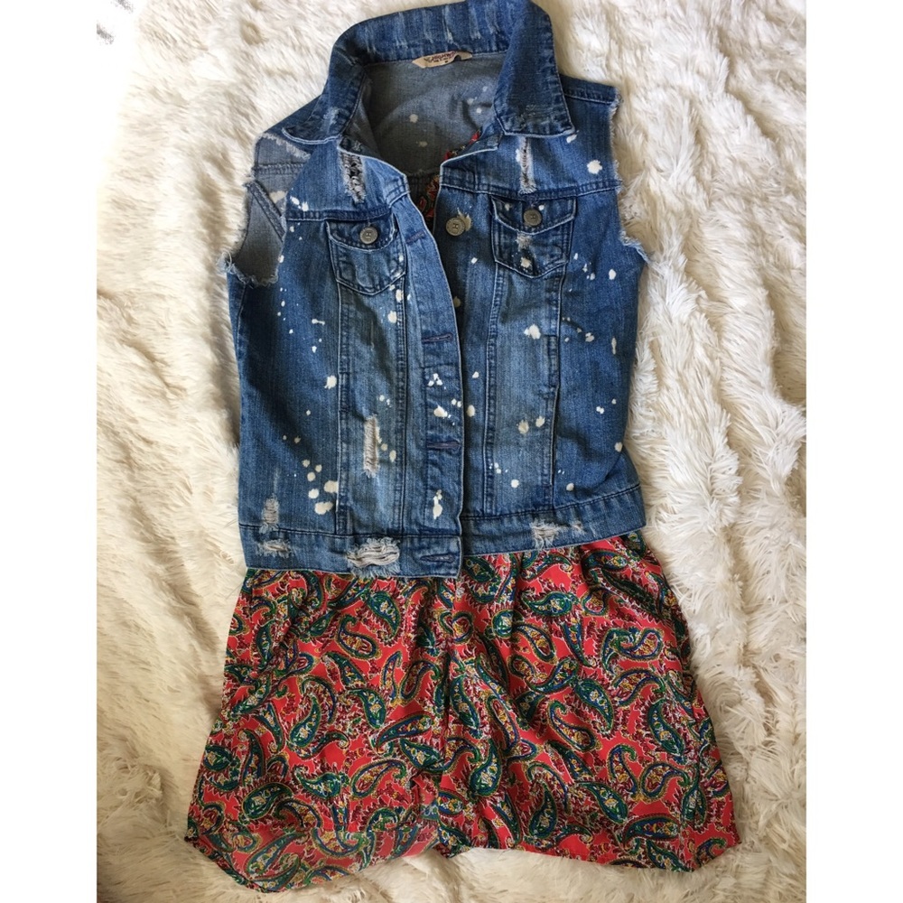 Highway Jean Distressed Jacket