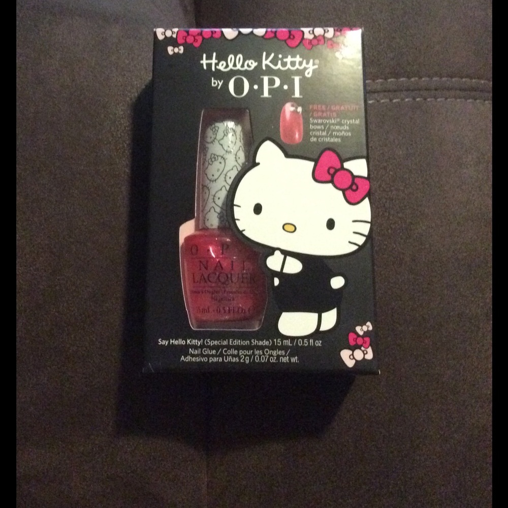 Hello Kitty by OPI w/ free Swarovski crystal bows