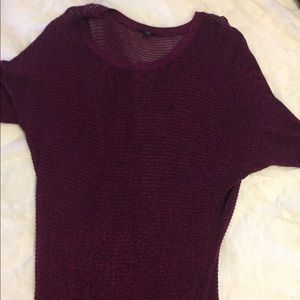 Express short sleeve sweater