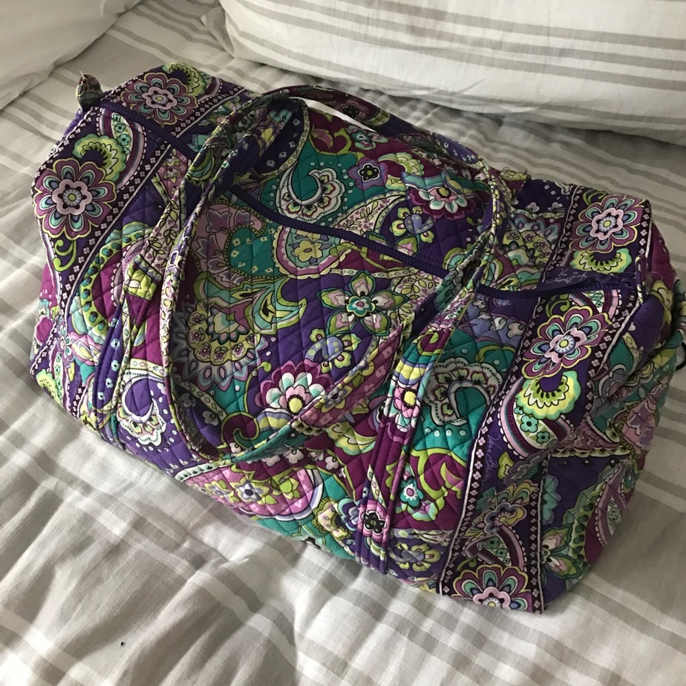 Large Vera Bradley duffle bag